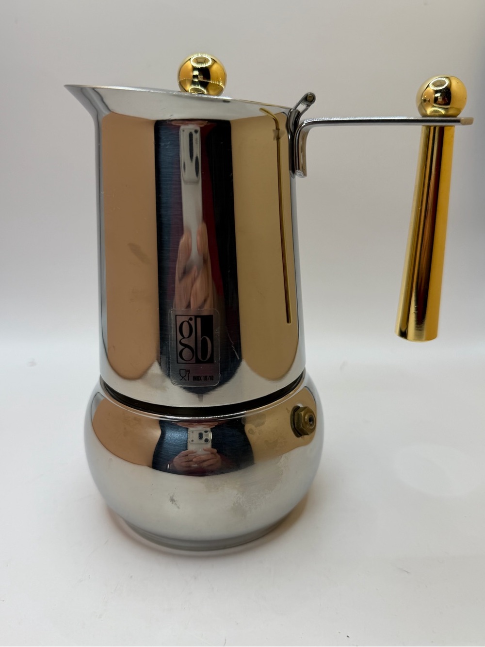 Italian Espresso Maker Kitty Oro Design GB Guido Bergna